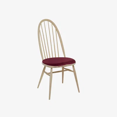 Downtown Ercol Upholstered Quaker Dining Chair - Fabric Grade U