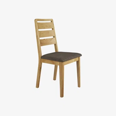 Downtown Hardwick Oak Ladderback Dining Chair - Assembled In LightWood