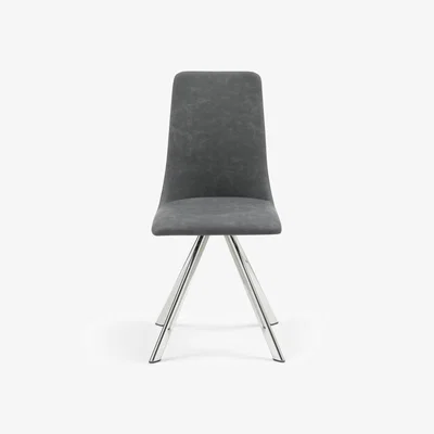 Downtown Bizet Side Chair - Dark Grey
