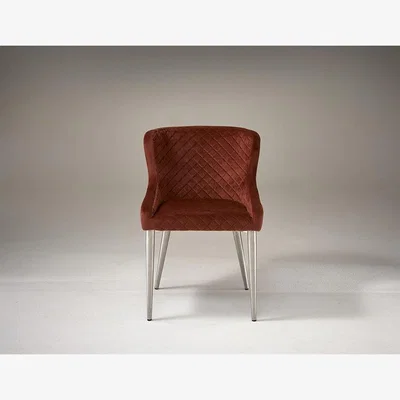 Downtown Hnd Kate Dining Chair, Stainless Steel