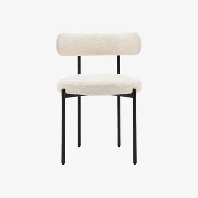Perch and Parrow Novus Dining Chair in Vanilla, Set of 2