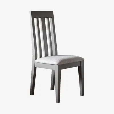 Perch and Parrow Cooper Oak Dining Chair in Storm Grey, Set of Two