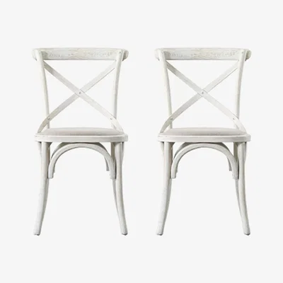 Perch and Parrow Theodore Oak Dining Chairs - Set of two