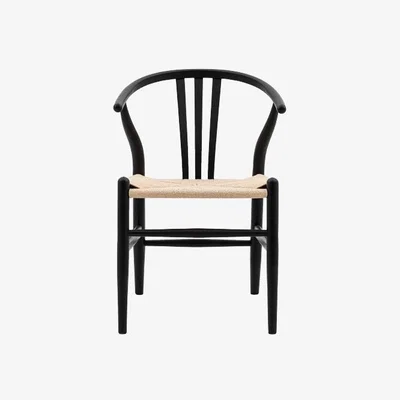 Perch and Parrow Maeve Chair in Black - Set of 2