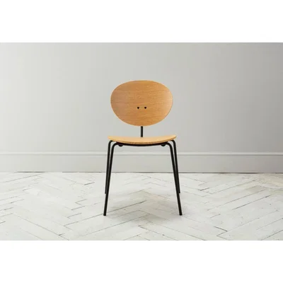 Perch and Parrow Iria Natural Dining Chair, Set of Four