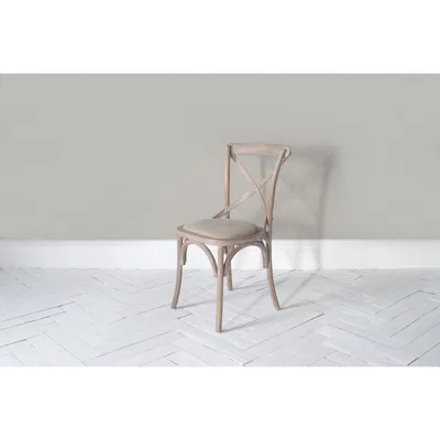 Perch and Parrow Theodore Oak Dining Chair in Natural, Set of two