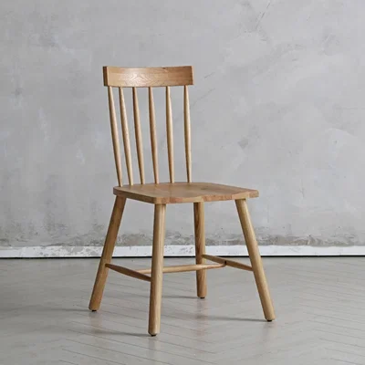 Perch and Parrow Noranda Oak Dining Chair, Set of Two