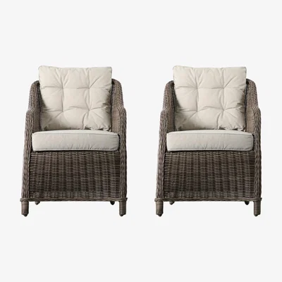 Perch and Parrow Carefree Dining Chair Set of Two