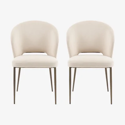 Perch and Parrow Savoy Dining Chair in Vanilla