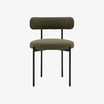 Perch and Parrow Novus Dining Chair in Green, Set of 2