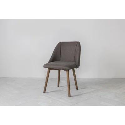 Perch and Parrow June Dining Chair in Dark Grey, Set of Two