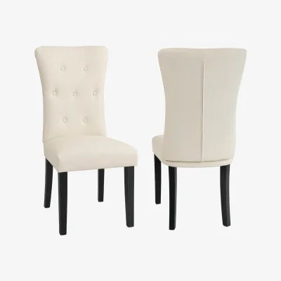 The Range Faux Leather Dining Chair - White