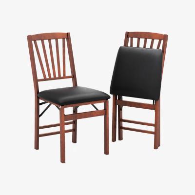 The Range Folding Dining Chairs Set of 2 - Brown