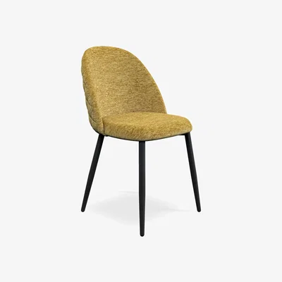 The Range Raye Velvet Upholstered Dining Chairs Set of 6 - Grey
