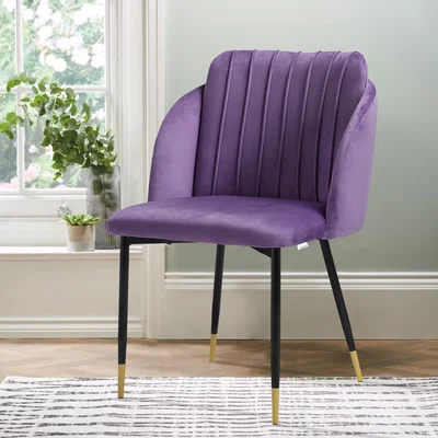 The Range Grey Dining Chair - Purple