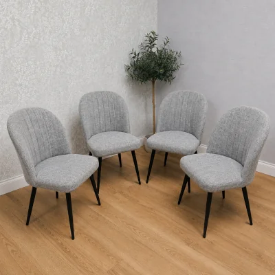 The Range 4 Jasper Chairs - Brown