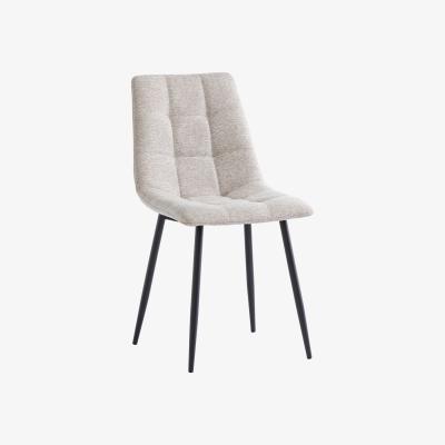The Range Linen Esme Fabric Dining Chair - Neutral