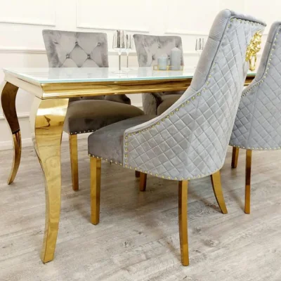 The Range Boston 4 Dining Chairs - Grey