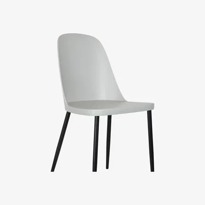 The Range Duo plastic chairs (Pair)    - Light Grey