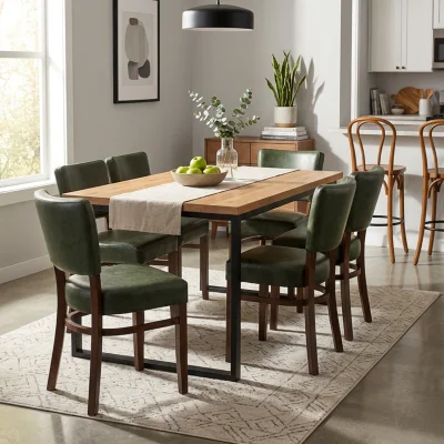 The Range Pair of Oregon Cedar Dining Chairs - Cedar