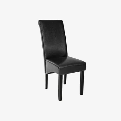 The Range Ergonomic Dining Chairs  Set Of 6 - Black