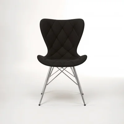 The Range Stockholm Black Dining Chair - Black