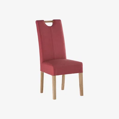 The Range Kensington Soft Red Dining Chair - Red