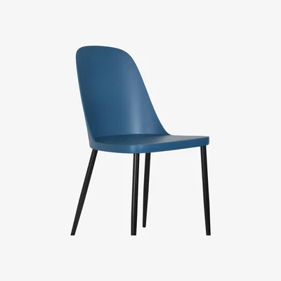 The Range Duo plastic chairs (Pair)    - Blue