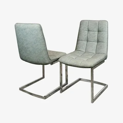 The Range Tiana 4 Dining Chairs - Light Grey