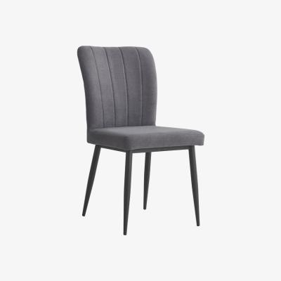 The Range Pair of Seaton Dining Chairs - Grey