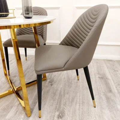 The Range Alba 4 Dining Chairs - Grey