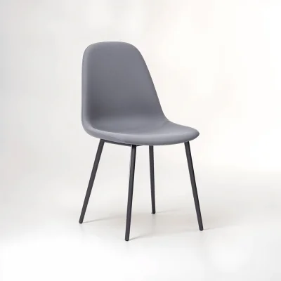 The Range Salford Grey Fabric Dining Chair - Grey