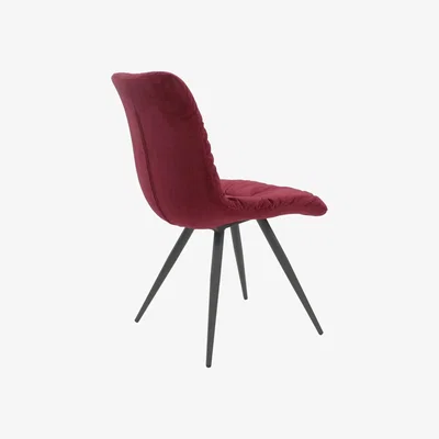 The Range Arana Dining Chair - Set of 2 - Burgundy