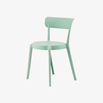 The Range Plastic Bistro Dining Chair - Mint