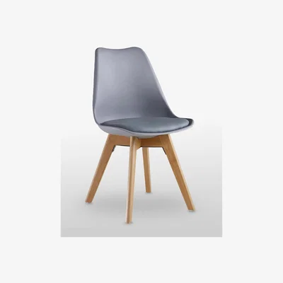 The Range Lorenzo Padded Dining Chair Single - Grey