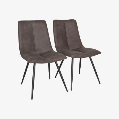 The Range Salter Dining Chair - Set of 2 - Brown