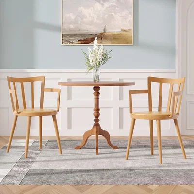The Range 4Pcs PP Dining Chairs Set with PU Leather Pad - Orange