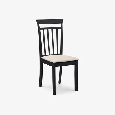 The Range Set Of 2 Coast Black Dining Chairs - Black
