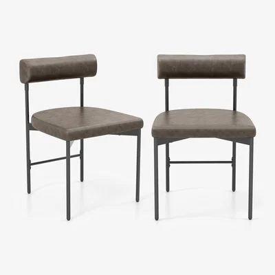 The Range Kitchen Side Chair Dining Chair Set of 2 - Grey