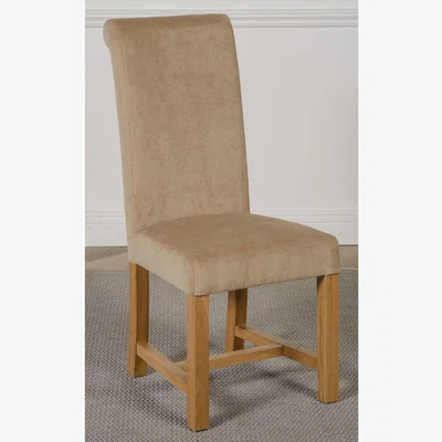 The Range Washington Fabric Dining Chairs - Beige