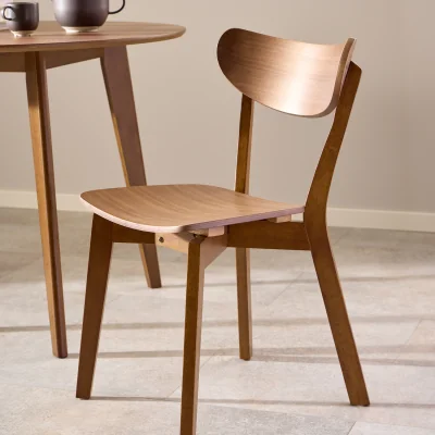 The Range Furniture To Go Roxby Dining Chair Set of 2 - Walnut