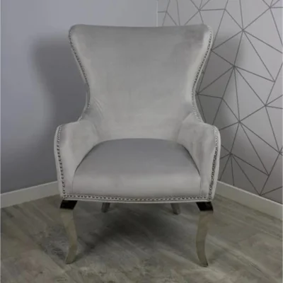 The Range Wiley Wide Dining Chairs - Grey