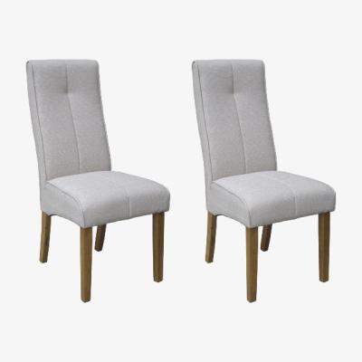 The Range Pair of Milan Dining Chairs - Mink