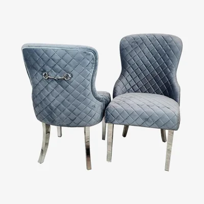 The Range Katey 4 Dining Chairs - Grey