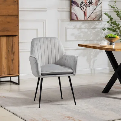 The Range Set of 2 Carrara Velvet Dining Chairs - Teal