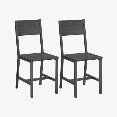 The Range VASAGLE Set of 2 Dining Chairs - Black