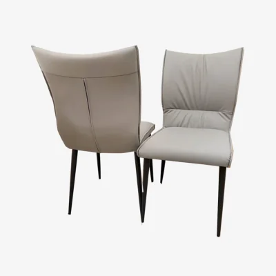 The Range Flora 4 Dining Chairs - Grey