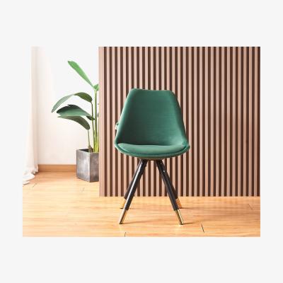 The Range Sofia Velvet Dining Chair Single - Green