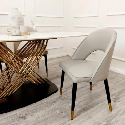 The Range Altech 4 Dining Chairs - Cream