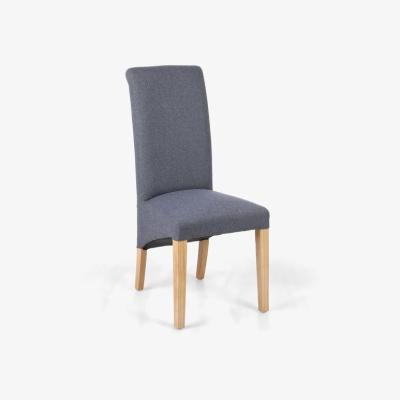 The Range Kenna Linen Effect Dark Grey Dining Chair - Dark grey